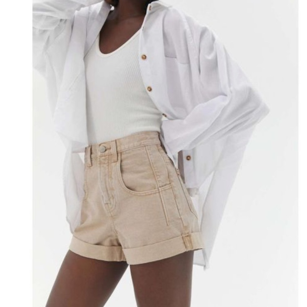 BDG high waisted denim shorts